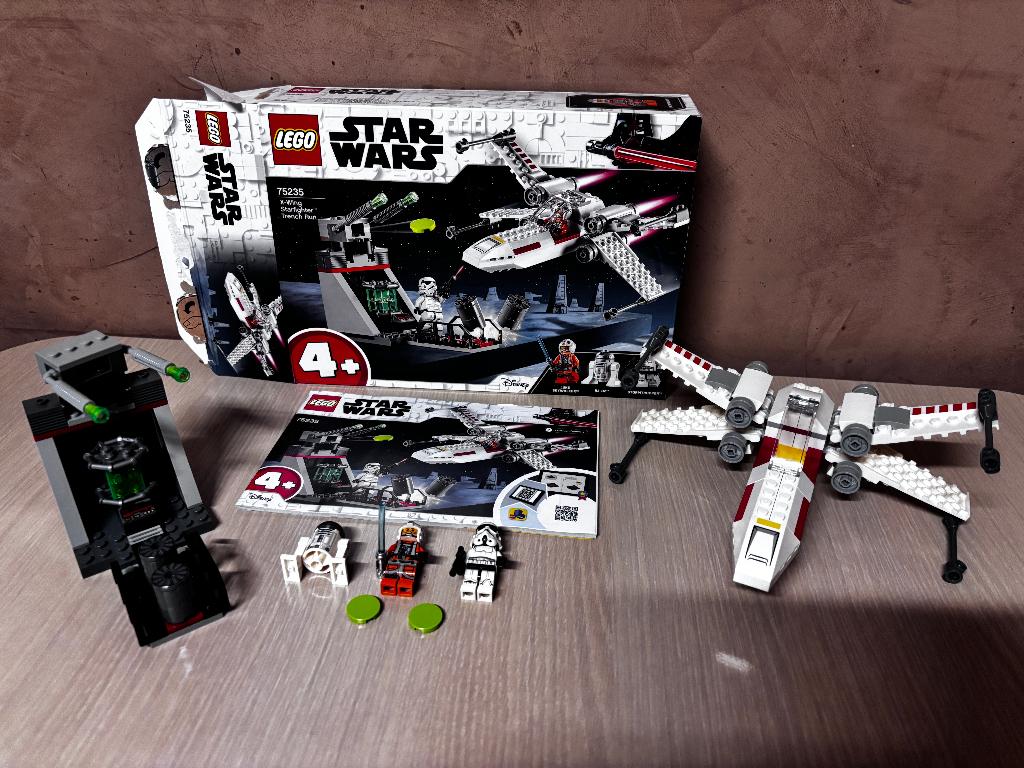 Lego Star Wars 75235 W-Wing starfighter trench run volledig, Gebruikt, Star Wars, Lego, Ophalen of Verzenden