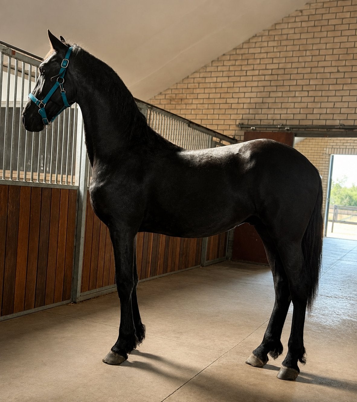 Friese 1,5 jarige ruin, Dieren en Toebehoren, Ruin, Onbeleerd, Gechipt, 0 tot 2 jaar