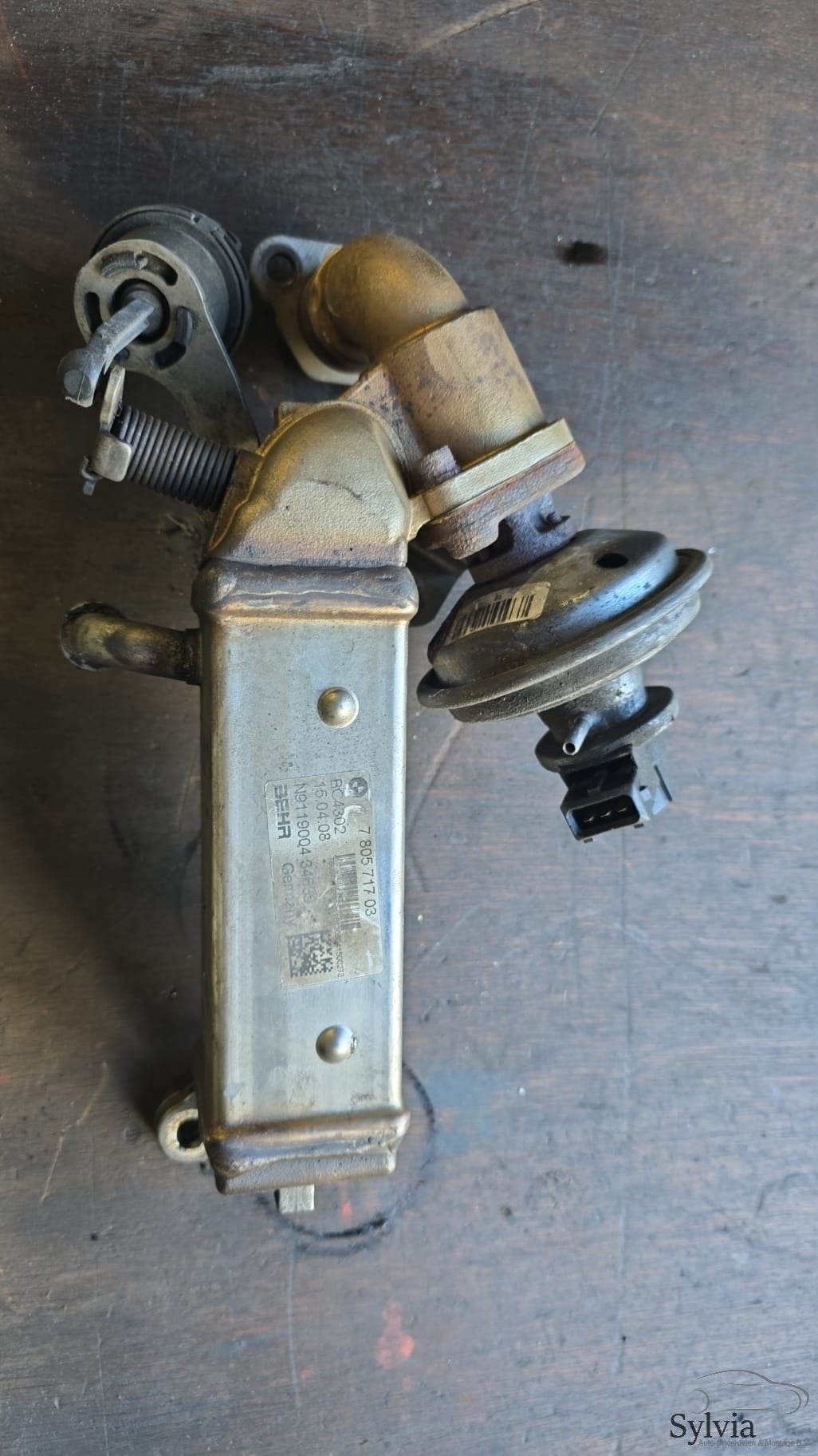 EGR koeler uitlaatgaskoeler BMW X3 E83 LCi N47 2.0d 11717805, Gebruikt, -, -, Ophalen of Verzenden