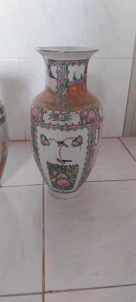 2 chinese vazen, Antiquités & Art, Enlèvement