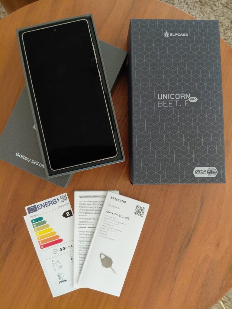 Samsung s25 ultra titanium black, Telecommunicatie, Mobiele telefoons | Samsung, Ophalen, Overige modellen, Zwart, Touchscreen