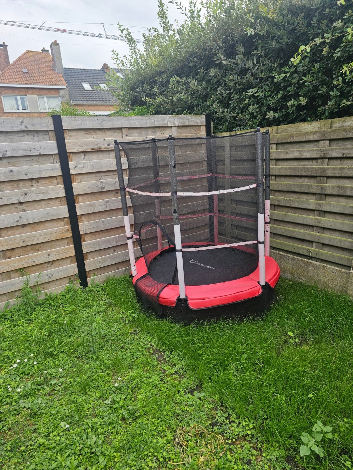kinder trampoline, Ophalen