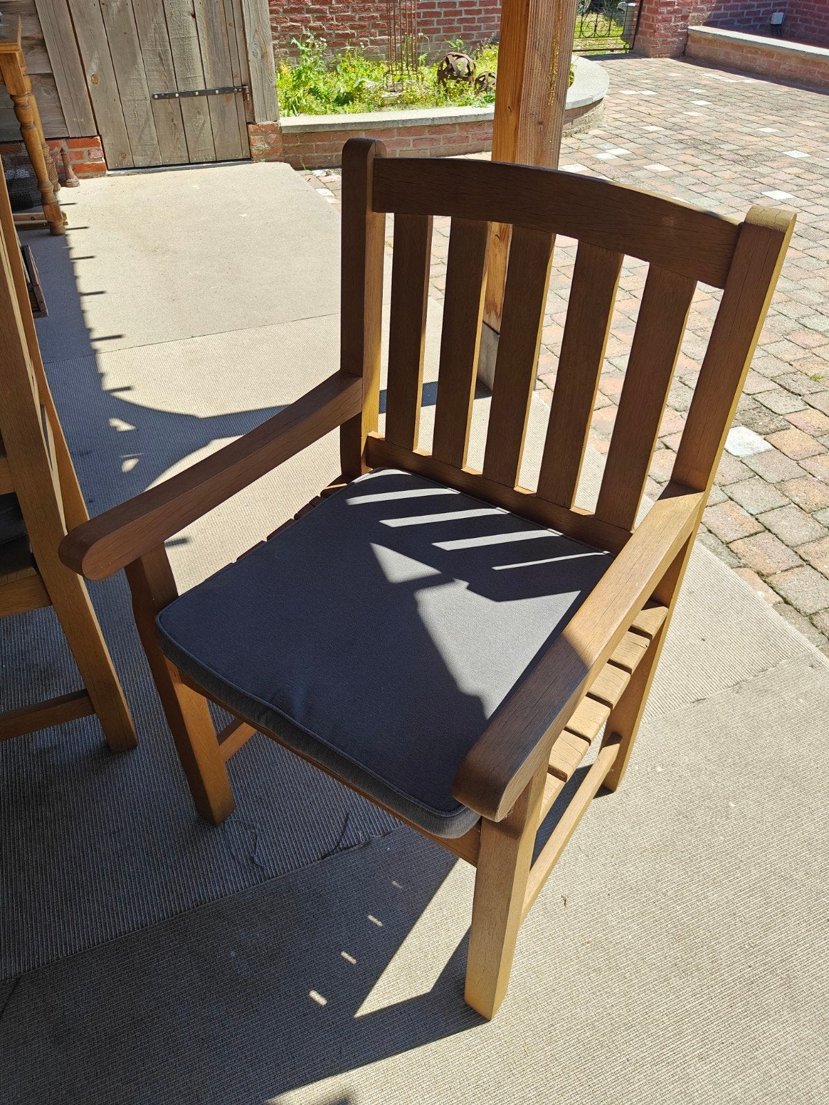 Stoelen teak/terras, Tuin en Terras, Ophalen
