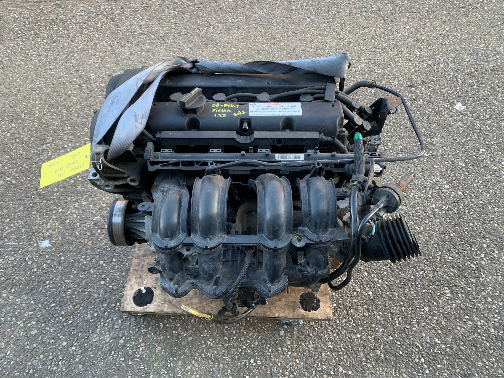 motor ford fiesta 2008 tot 2014 1.25 STJB 217d km motorblok, Gebruikt, -, -, Ophalen of Verzenden