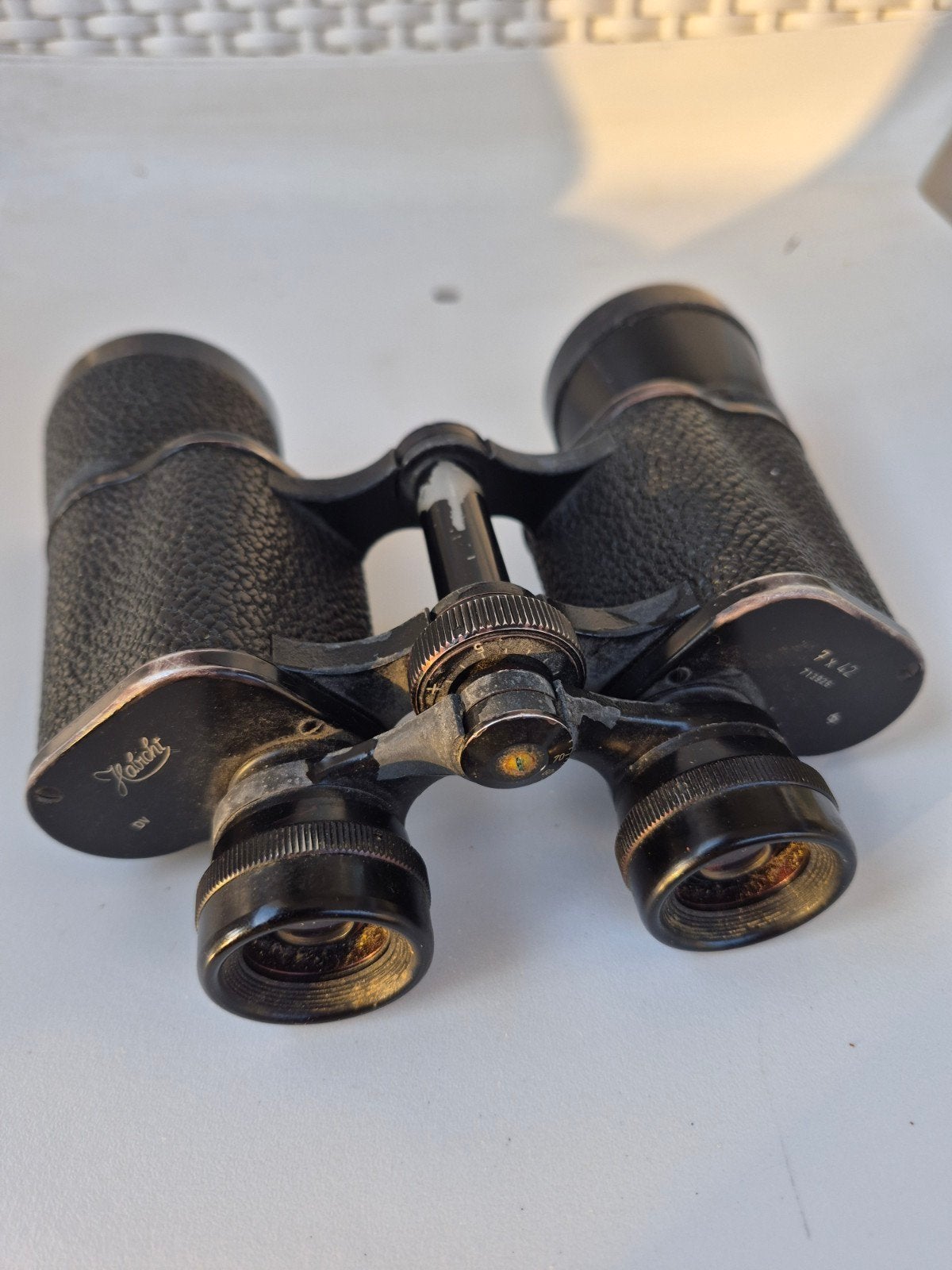 Habicht Swarovski 7x42 verrekijker, Ophalen of Verzenden, Gebruikt, Minder dan 8x, Porro (met knik)
