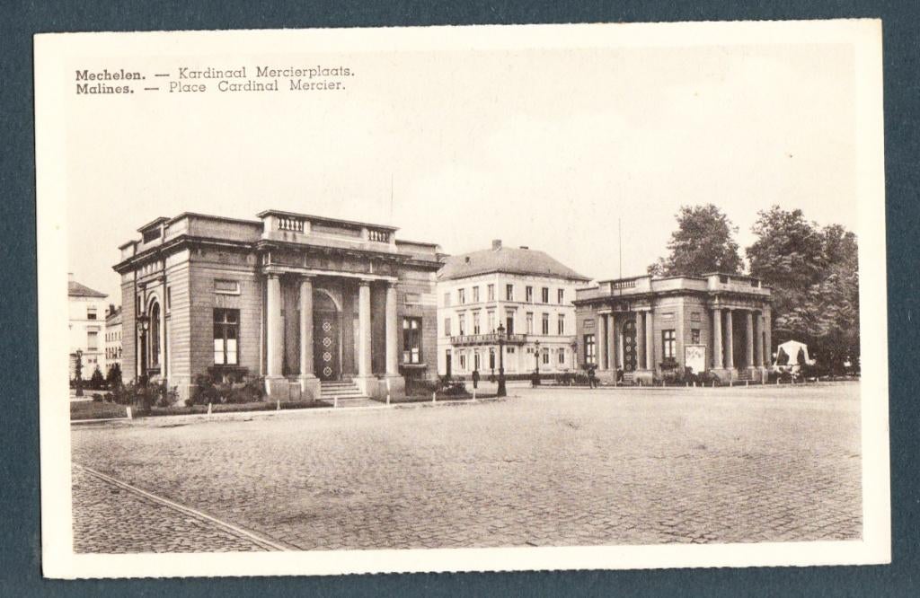 Mechelen - Kardinaal Mercierplaats, Verzamelen, Verzenden, 1940 tot 1960, Ongelopen, Antwerpen