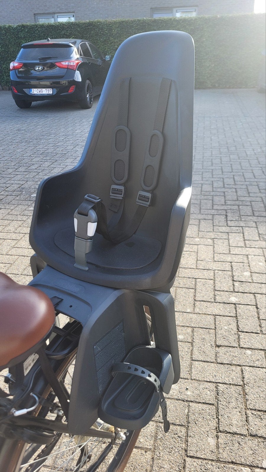 fietstoeltje Bobike, Fietsen en Brommers, Ophalen, Voetsteuntjes, 9 t/m 18 kg, Zo goed als nieuw