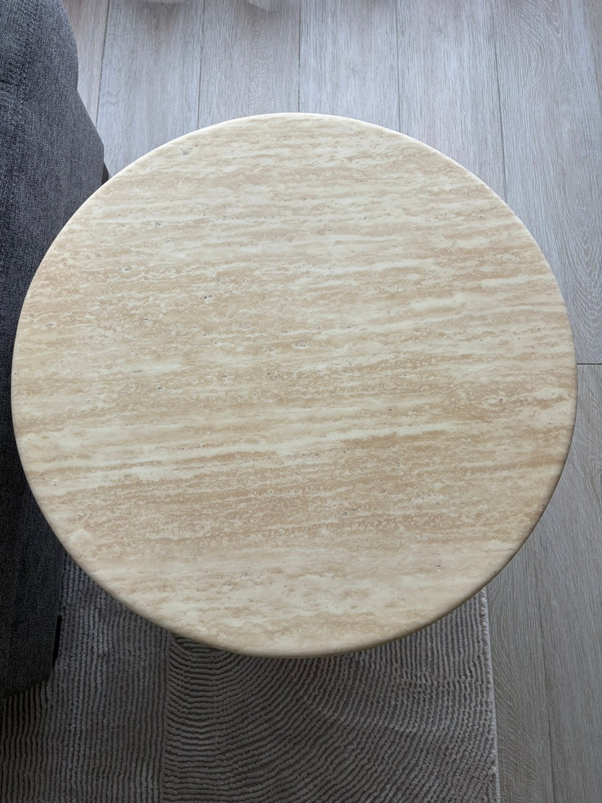 Stenen travertin tafel, Enlèvement, Neuf