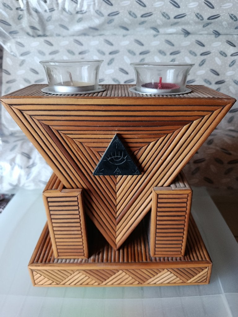 Porte bougies japonisant, original. Neuf 12€/1 ou 20€/ 2, Enlèvement ou Envoi, Neuf, Bougeoir pour bougie chauffe-plat