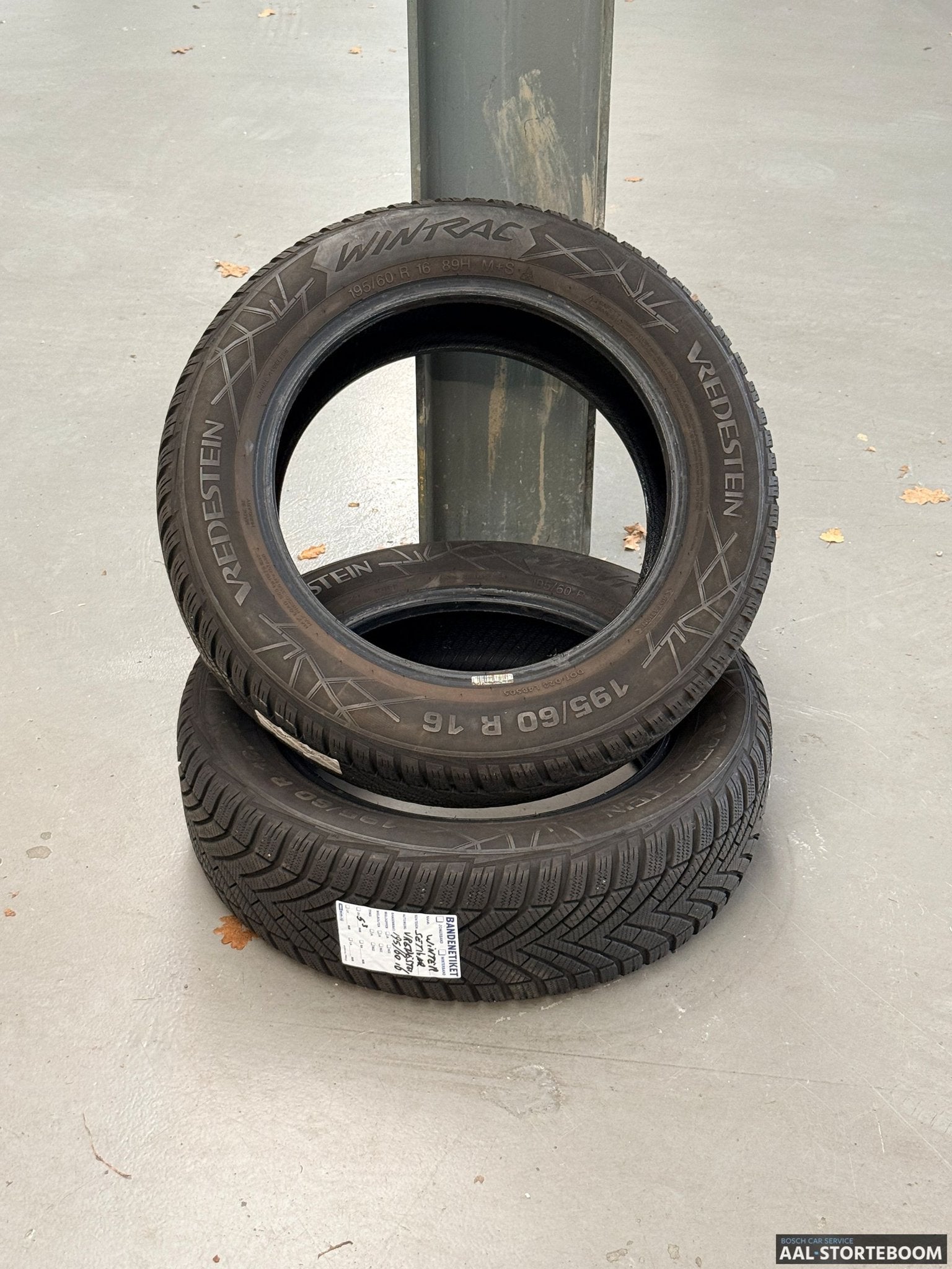 2x winterbanden 195/60 R16 89H Vredestein Wintrac, Pneus hiver, -, 16 pouces, Véhicule de tourisme