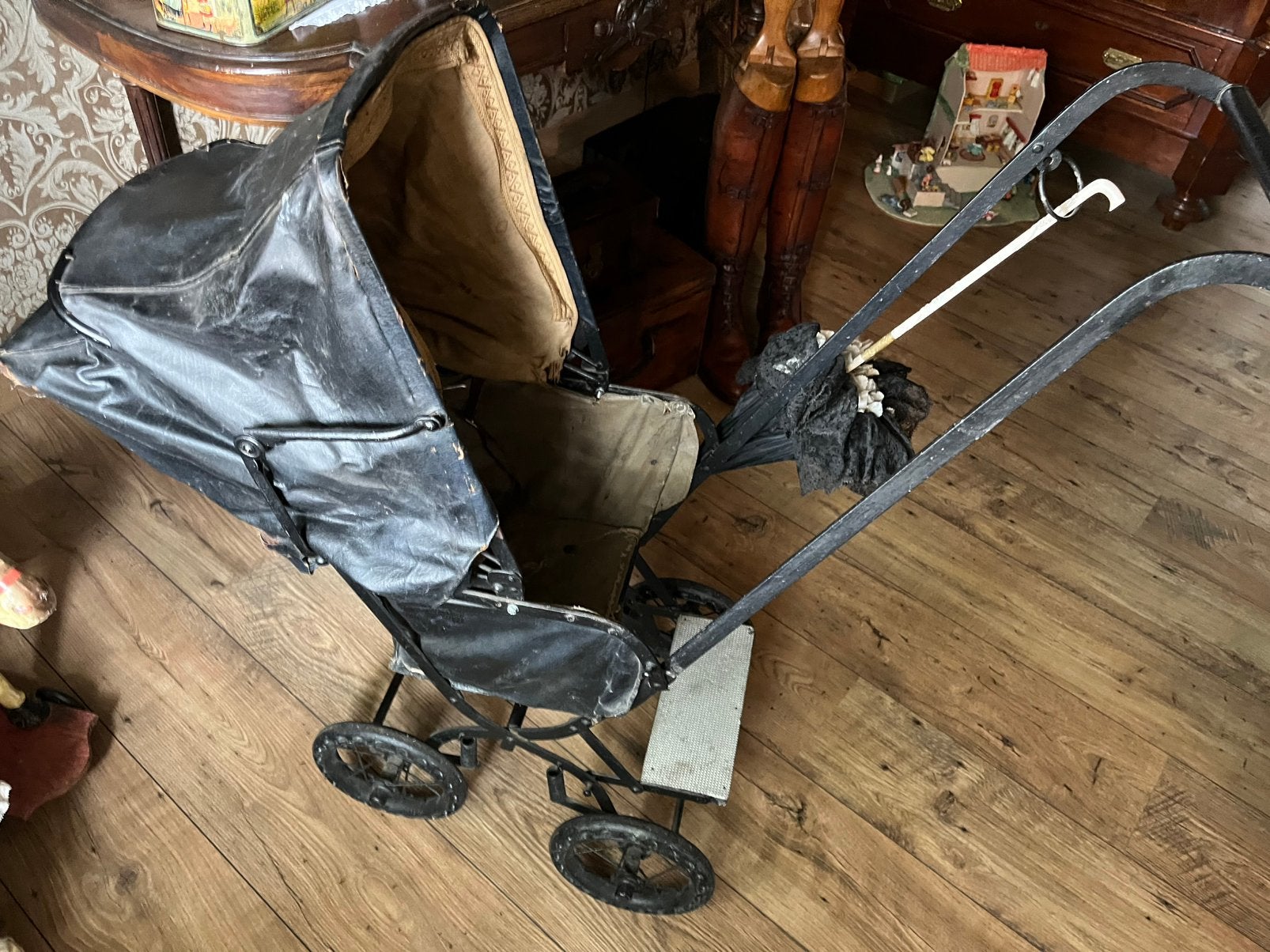 Antieke buggy, Ophalen