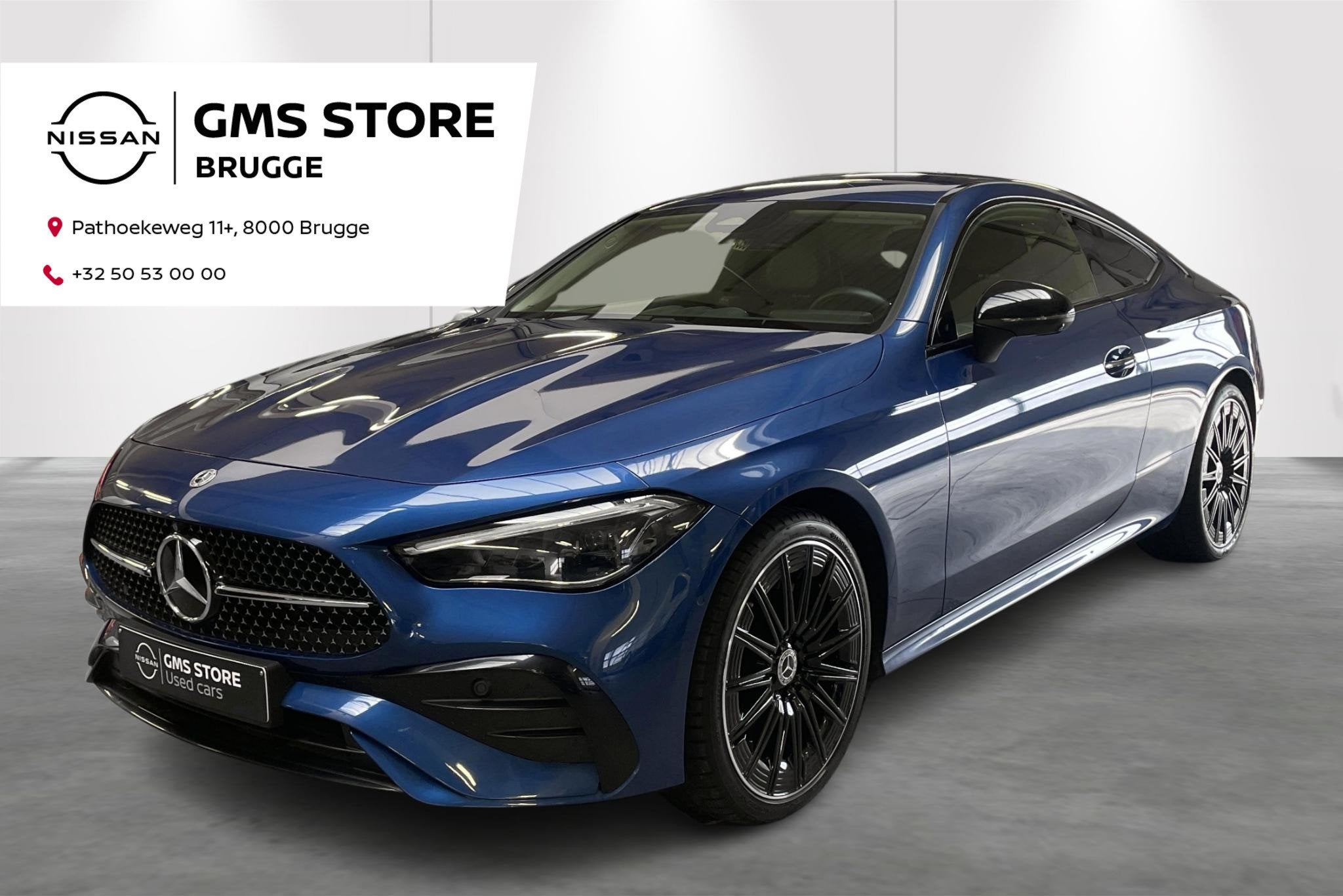 Mercedes-Benz CLE Coupé CLE 220 d AMG Line, Auto's, Automaat, Zwart, Blauw, 124 g/km