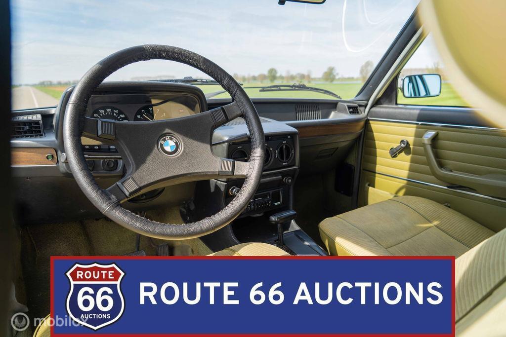 BMW 520 | 1978 | Route 66 Auctions, Auto's, Oldtimers, Zwart, Bedrijf, Handgeschakeld, Overige carrosserie