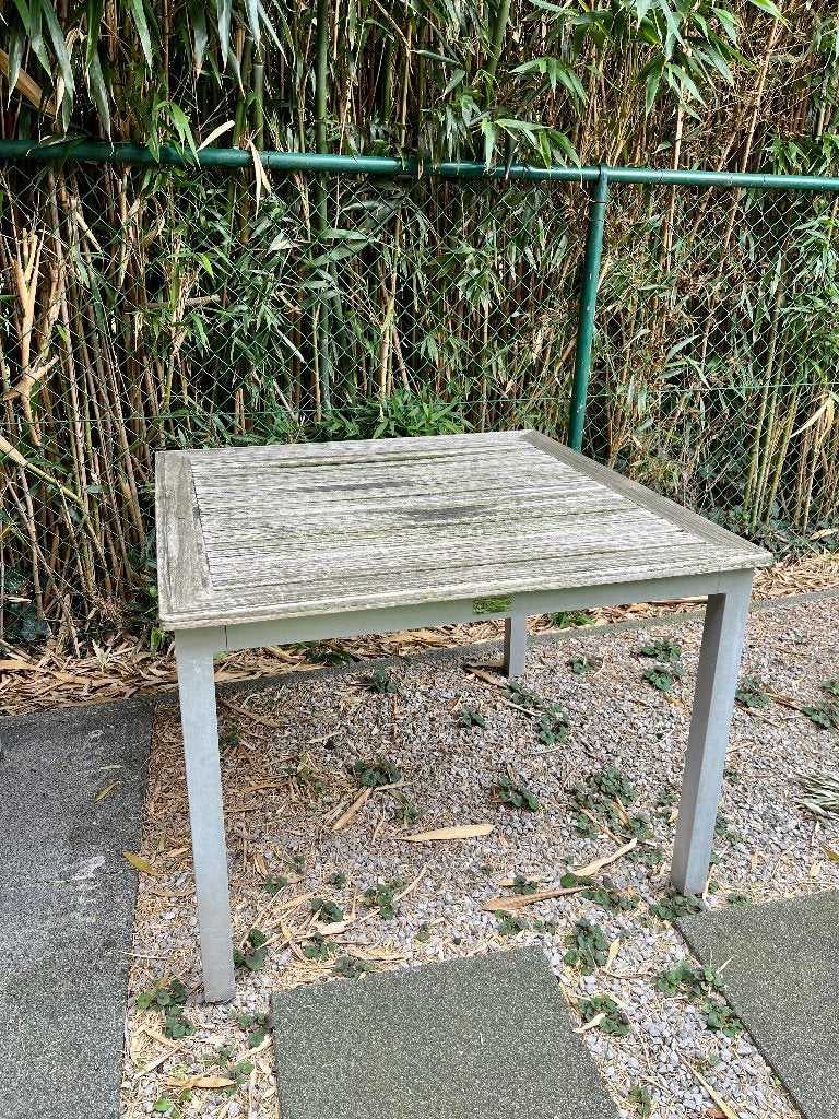 Tuintafel, Tuin en Terras, Ophalen, Gebruikt, Vierkant, Aluminium