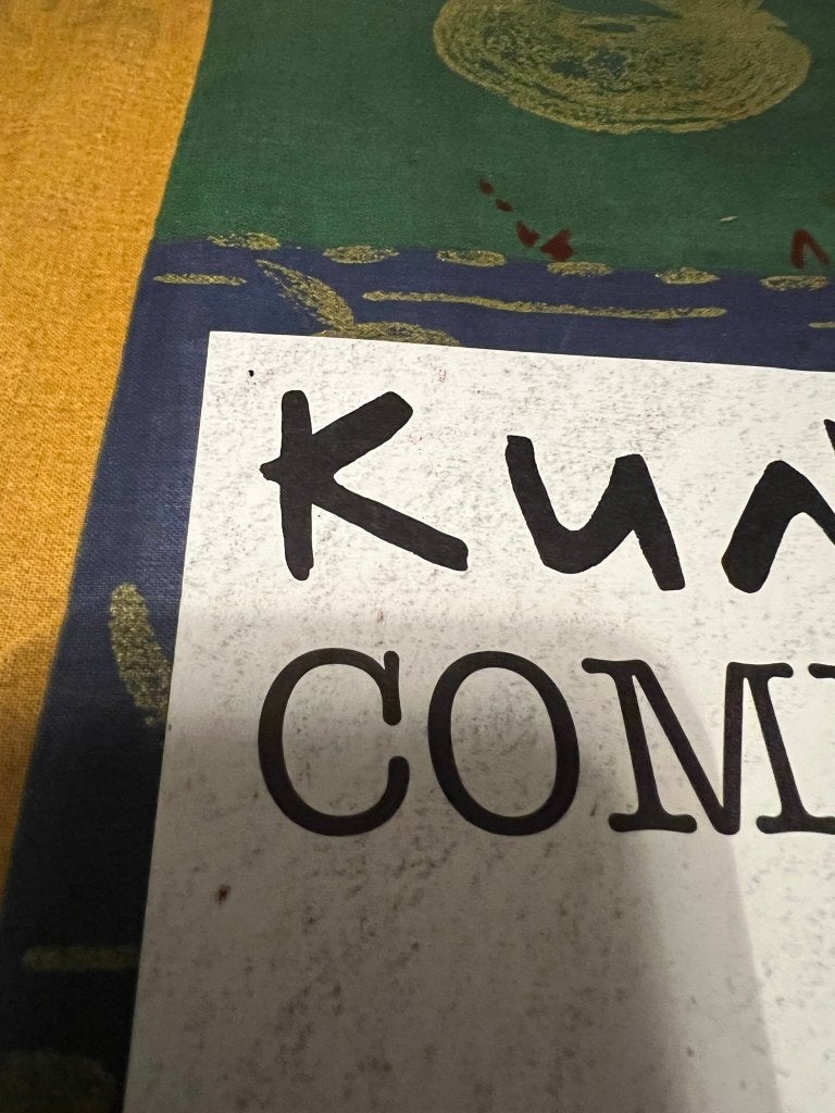 Vintage poster, Kunst & Compagnie *1988* -info en contacten, Deurposter of groter, Ophalen of Verzenden, Overige onderwerpen, Rechthoekig Staand