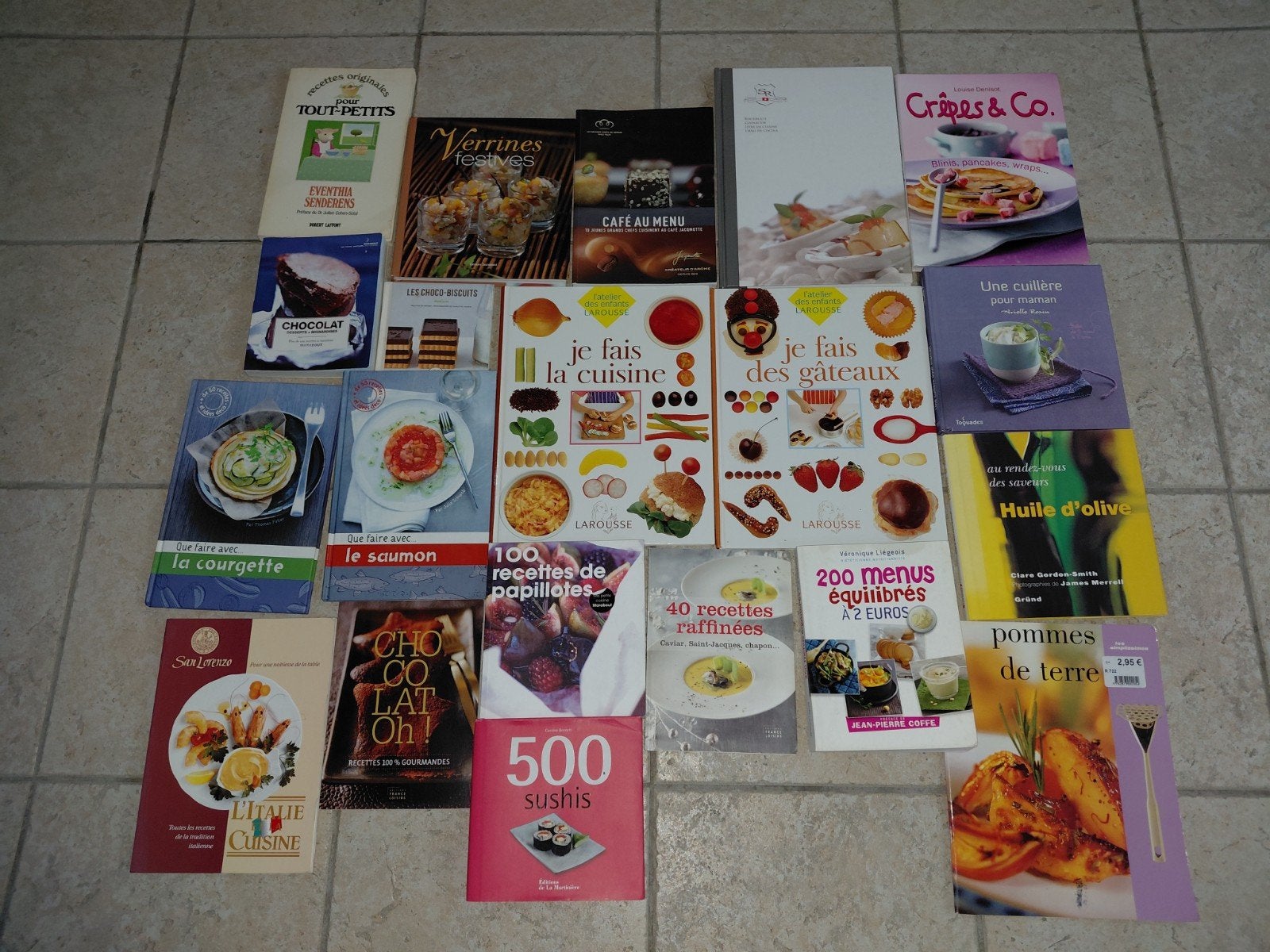 Lot livres de cuisine, Ophalen