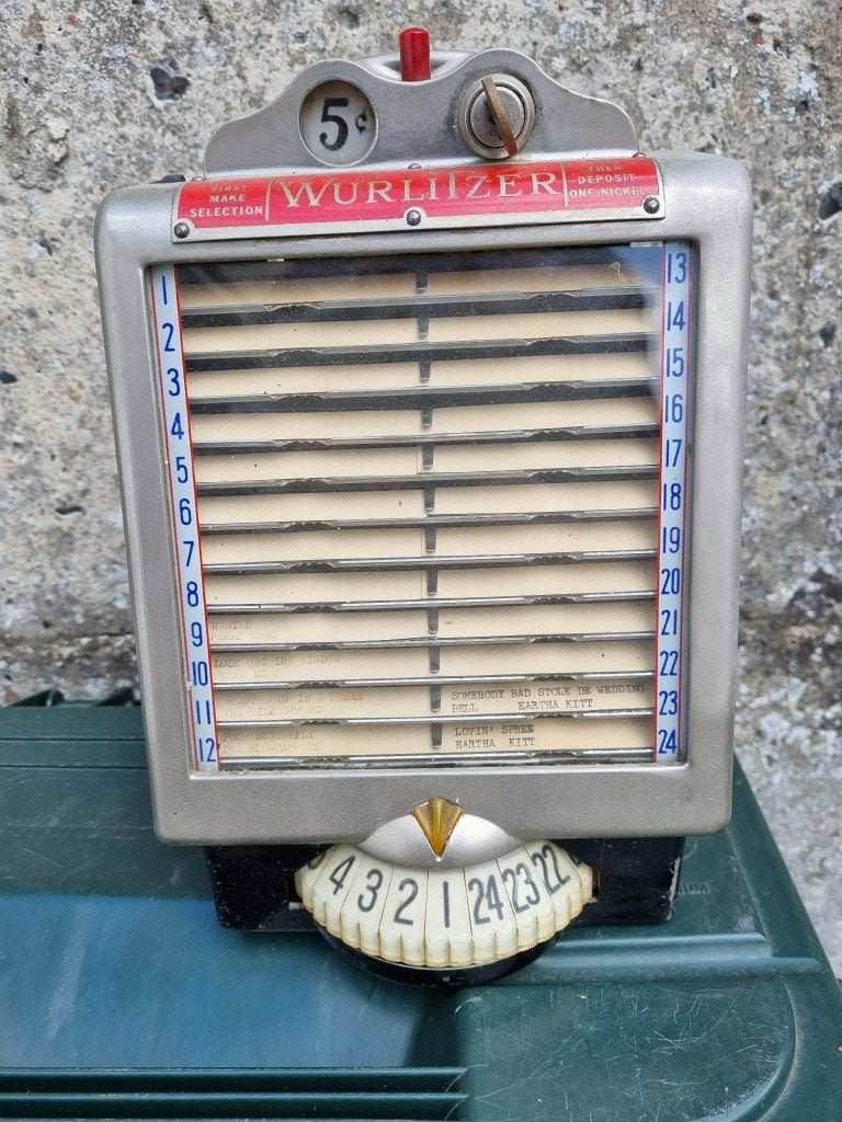 Wurlitzer Wallbox 3031, Ophalen, Gebruikt