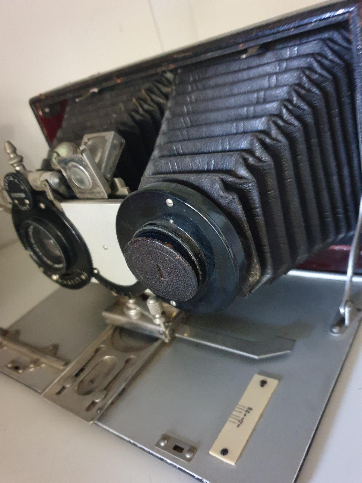 verzameling oude camera's, Ophalen