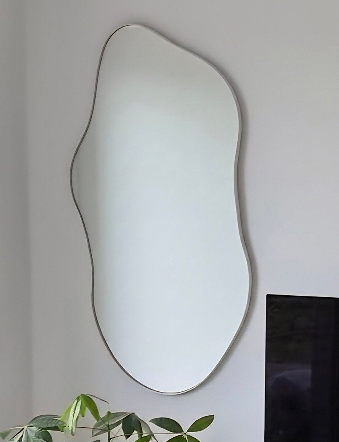 Ferm Living - Miroir de bassin - blanc, Maison & Meubles, Accessoires pour la Maison | Miroirs, Comme neuf, Enlèvement, 50 à 75 cm