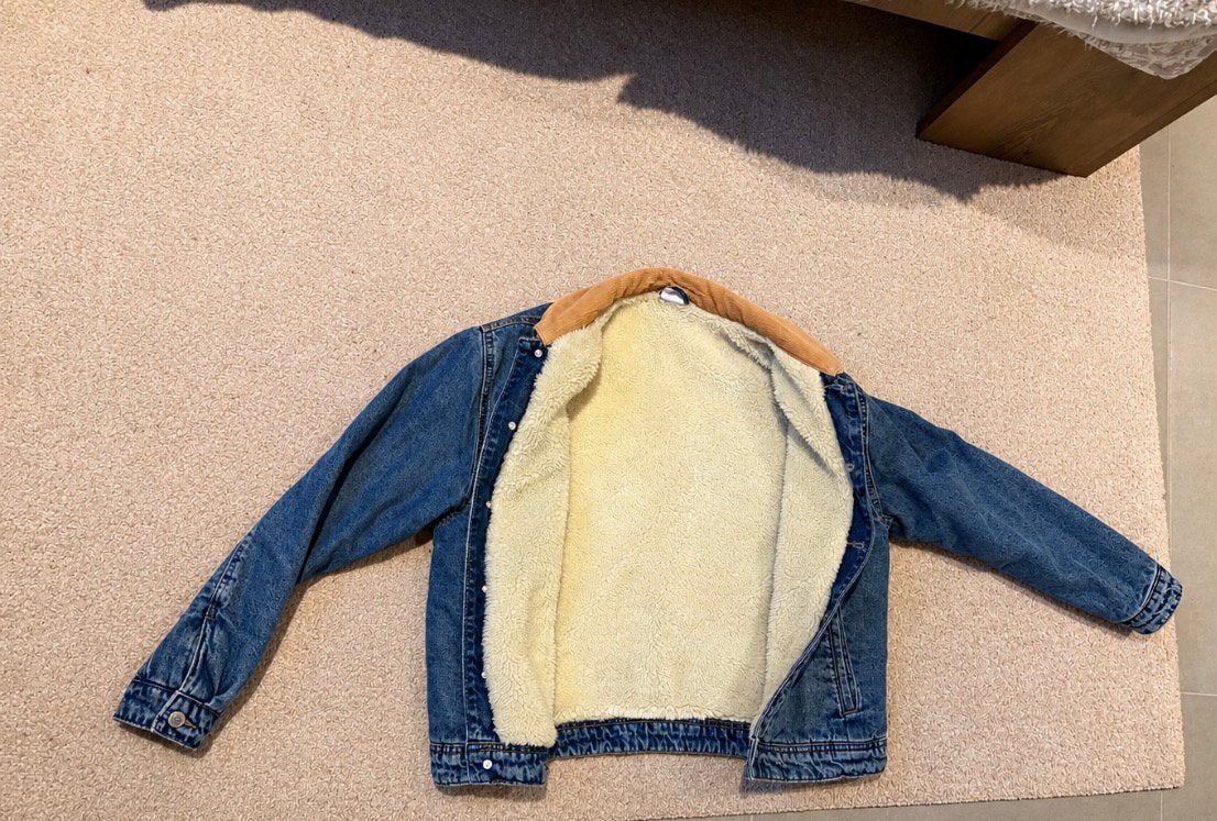 Zara jeansjas met teddyvoering, Kinderen en Baby's, Ophalen, Gebruikt, Jongen, Jas