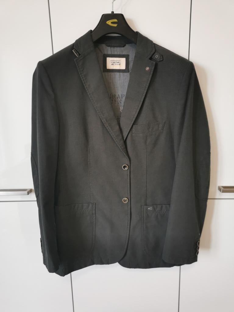 Herenjas Camel, Kleding | Heren, Maat 52/54 (L), Ophalen of Verzenden, Zo goed als nieuw, Grijs