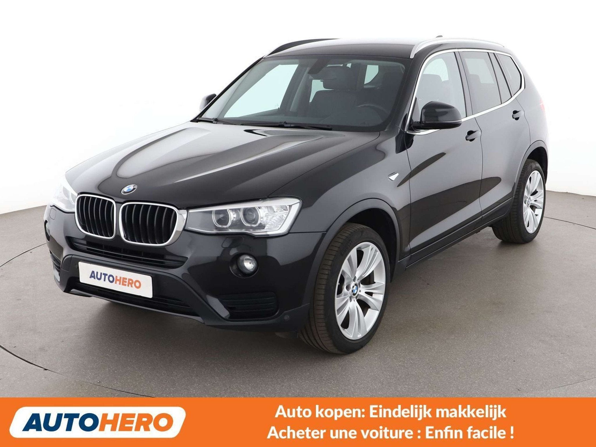 BMW X3 xDrive 20d (année de construction 2015), Cuir, Achat, Rétroviseurs électriques, Noir