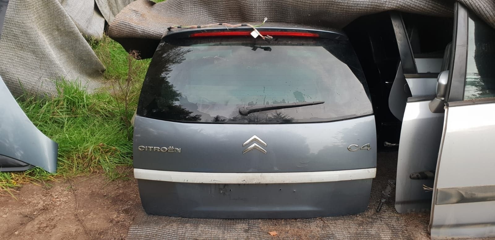 CITROËN C4 PICASSO ACHTERKLEP BJ 2007 2010, Arrière, -, Haillon arrière, Utilisé