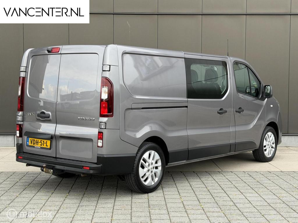 Renault Trafic 2.0 dCi 120PK L2 DC Dubbele Cabine Airco LED, Autos, Argent ou Gris, Achat, Euro 6, Entreprise