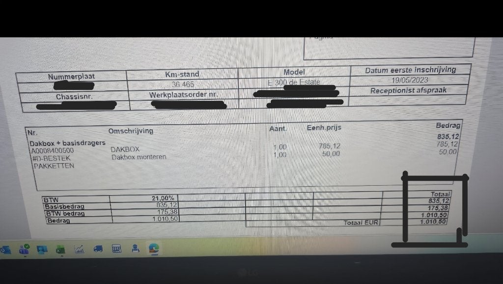 Dakkoffer Mercedes-Benz, Enlèvement, Comme neuf