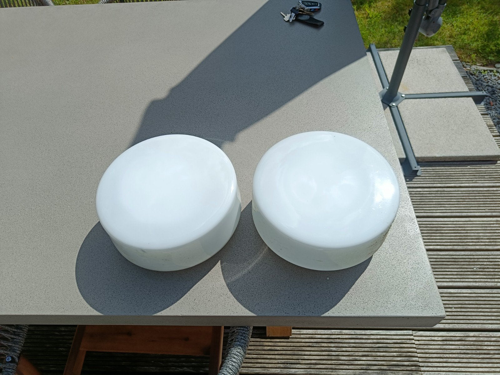 Wandverlichting IP44, Ophalen, Zo goed als nieuw, Glas