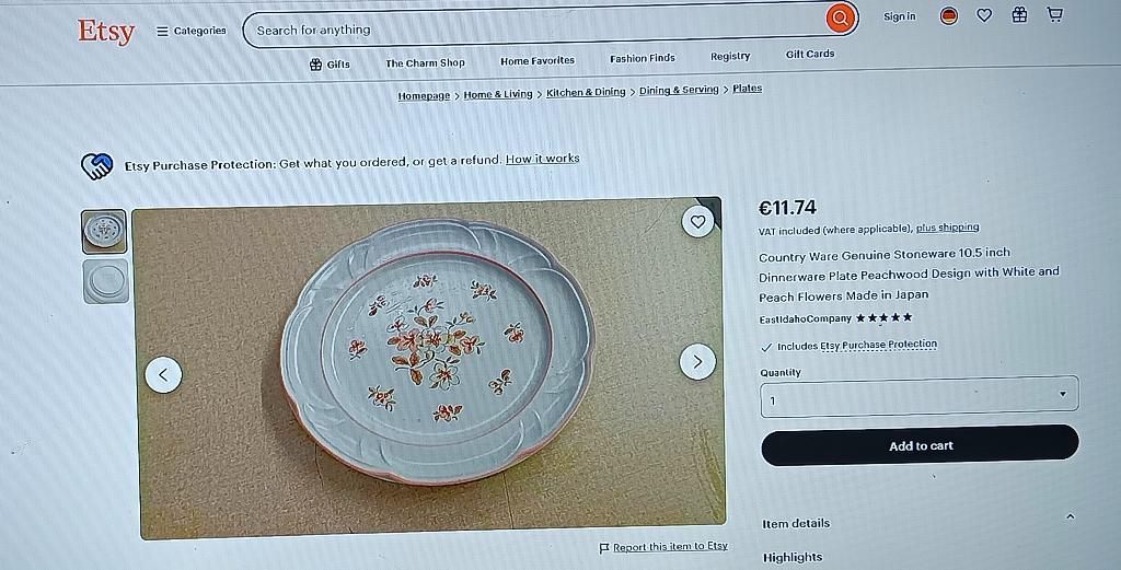 service de table 26 pièces neuve !, Enlèvement