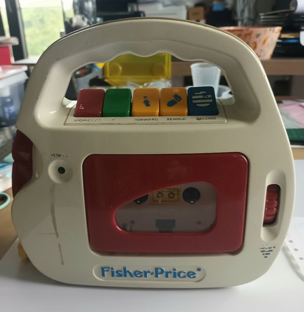 Fisher Price cassettespeler/recorder, Ophalen of Verzenden, Gebruikt, Overige typen
