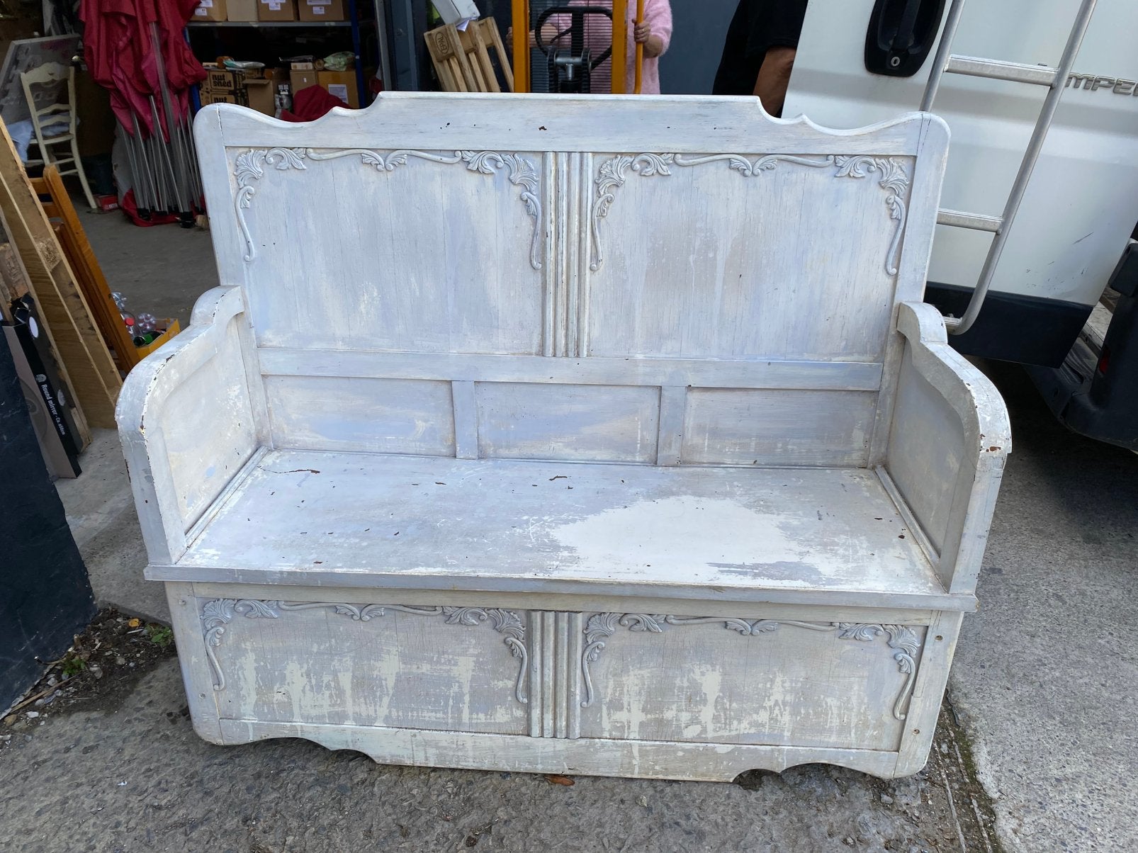 Joli banc ancien, Antiquités & Art, Enlèvement