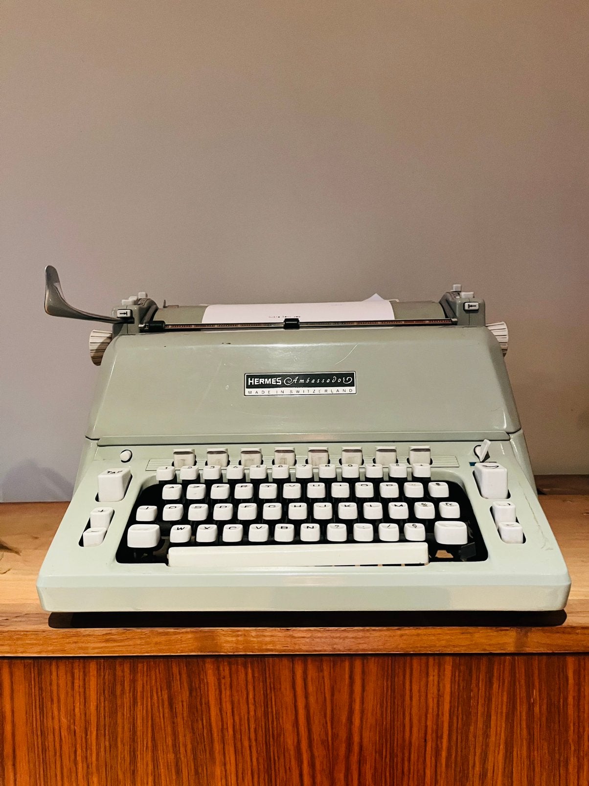 Vintage Hermes Ambassador typemachine, Diversen, Typemachines, Ophalen, Gebruikt