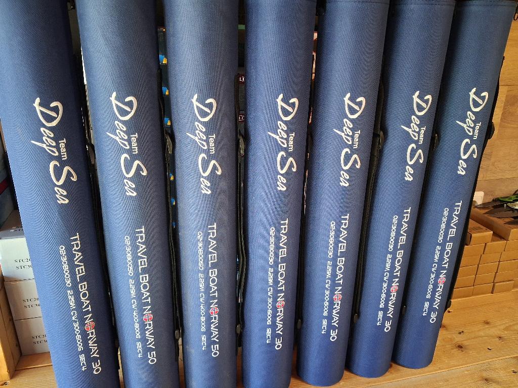 Reishengels (Noorwegen) 300-600 en 400-800g...Nieuw in koker, Enlèvement ou Envoi, Neuf, Canne à lancer