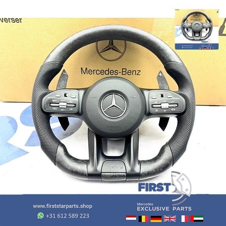 2022 AMG STUUR Mercedes CARBON C63 CLE63 E63 GLC63 GLE63 S63, Auto-onderdelen, Gebruikt, -, Ophalen of Verzenden, -