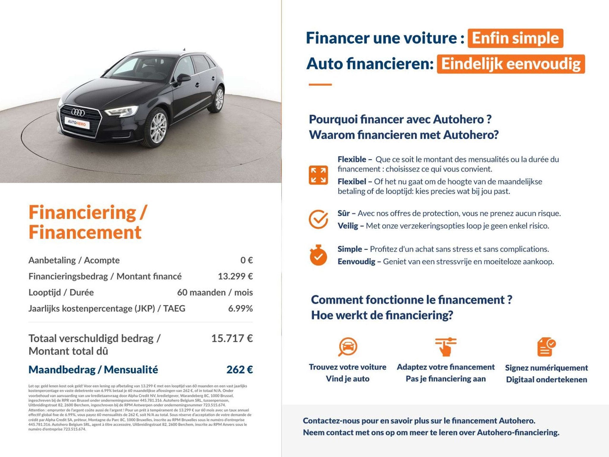 Audi A3 1.0 TFSI Business Line (automatique), Achat, https://public.car-pass.be/vhr/a8859870-a4cb-4743-a7a1-61220ca9f85e, 116 ch