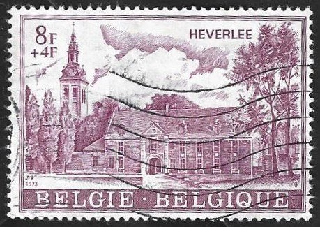 Postzegel België 1973 Gebouwen, Frankeerzegel, Ophalen of Verzenden, Gestempeld, Gestempeld