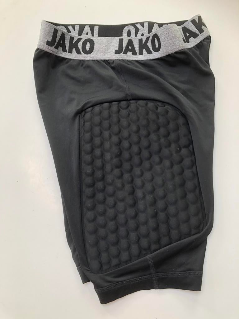 Korte zwarte Keeperbroek Maat S - merk Jako, Sport en Fitness, Voetbal, Maat S, Ophalen, Zo goed als nieuw, Broek