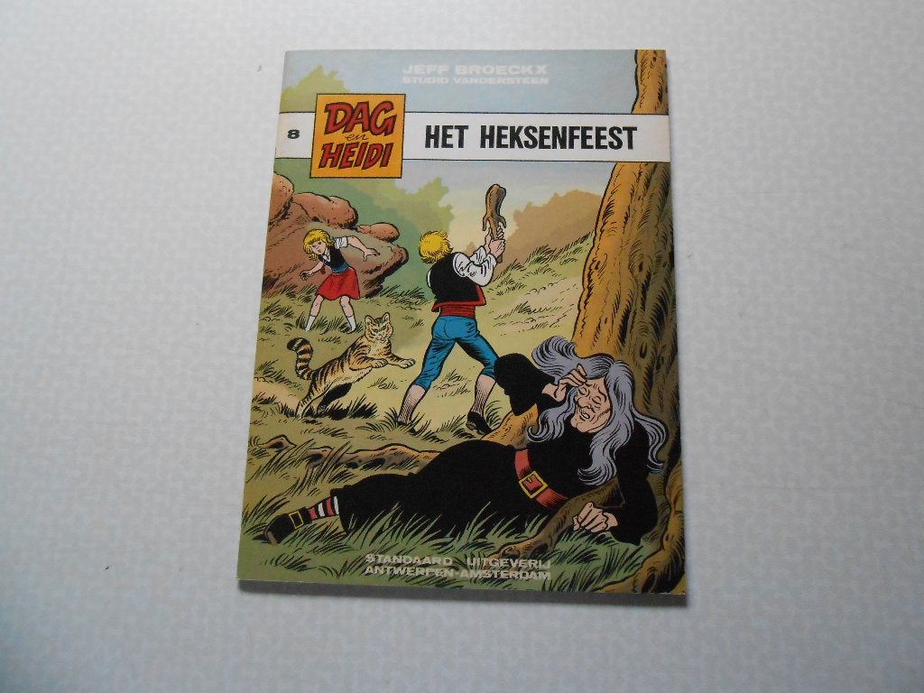 Dag en Heidi 8 Het heksenfeest 1982 1 ste druk., Neuf, Enlèvement ou Envoi, Une BD, Jeff Broeckx