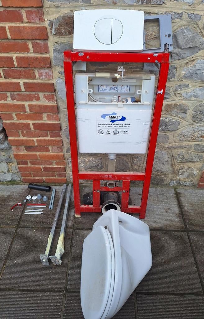 Pack wc suspendu, Enlèvement