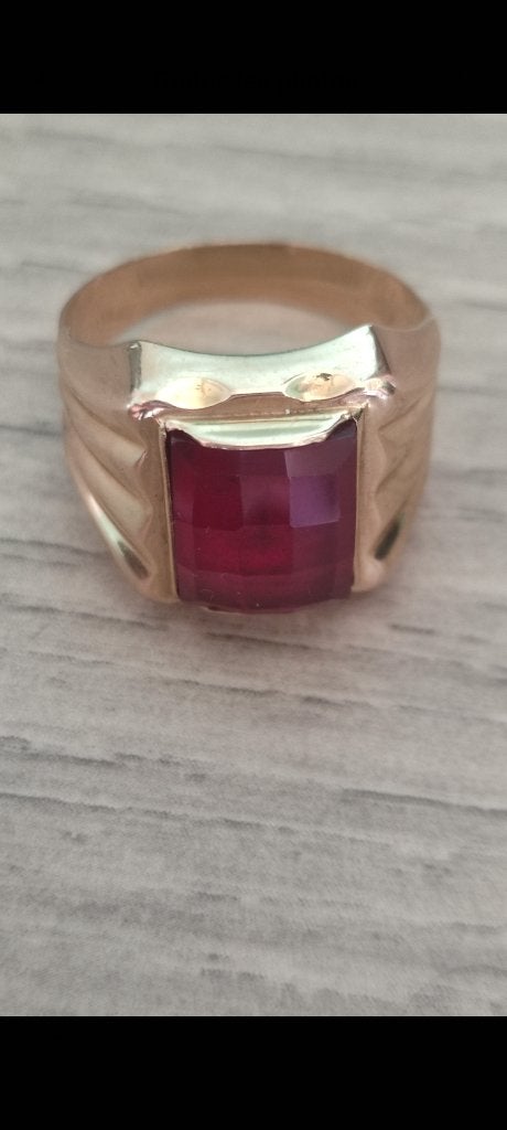 Bague Or 18k, Bijoux, Sacs & Beauté, Bagues, Enlèvement, Utilisé, Or, Or