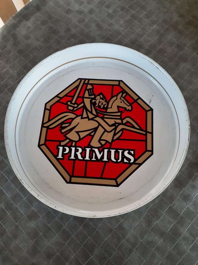 Primus haacht bierplateau, Verzamelen, Ophalen of Verzenden, Gebruikt, Reclamebord, Plaat of Schild, Overige merken