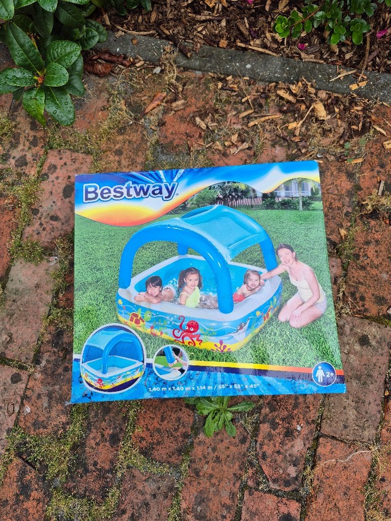 Zwembad nooit open gemaakt, Jardin & Terrasse, Piscines, Neuf, Piscine gonflable, Moins de 200 cm, Carré