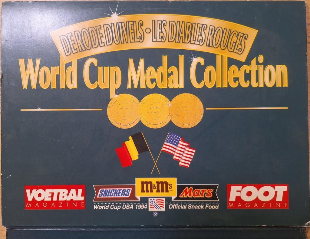 Collection de médailles mondiales des Diables rouges 1994, Hobby & Loisirs créatifs, Enlèvement