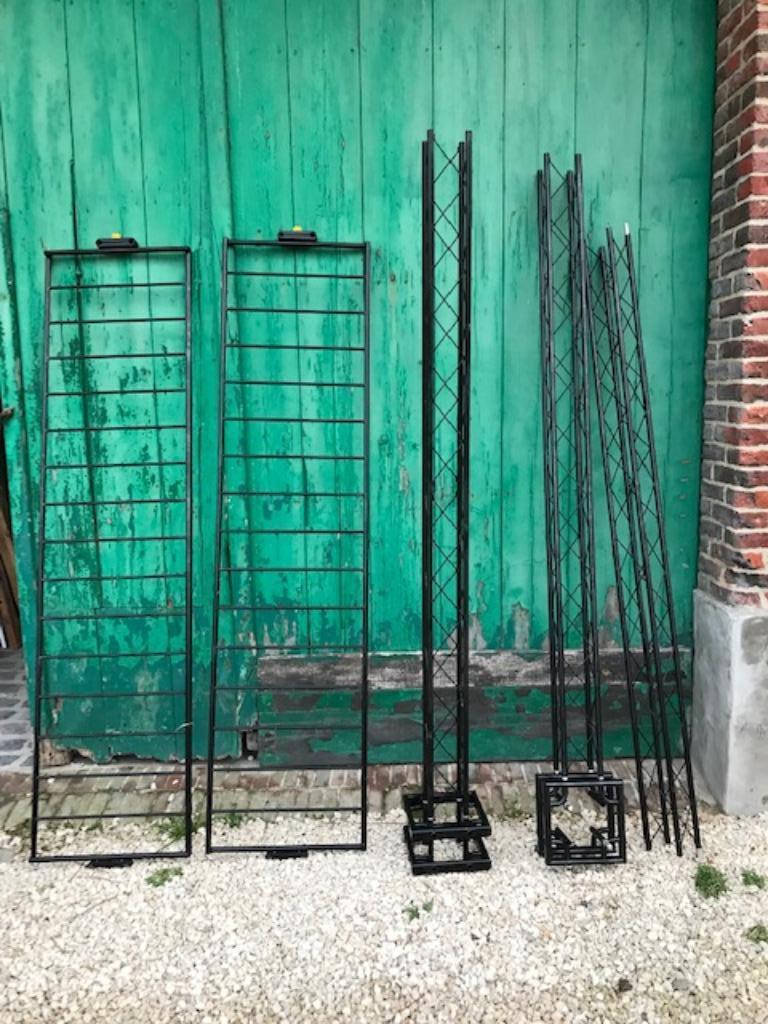 metalen buisconstructies - zwart gelakt, Enlèvement ou Envoi, Utilisé