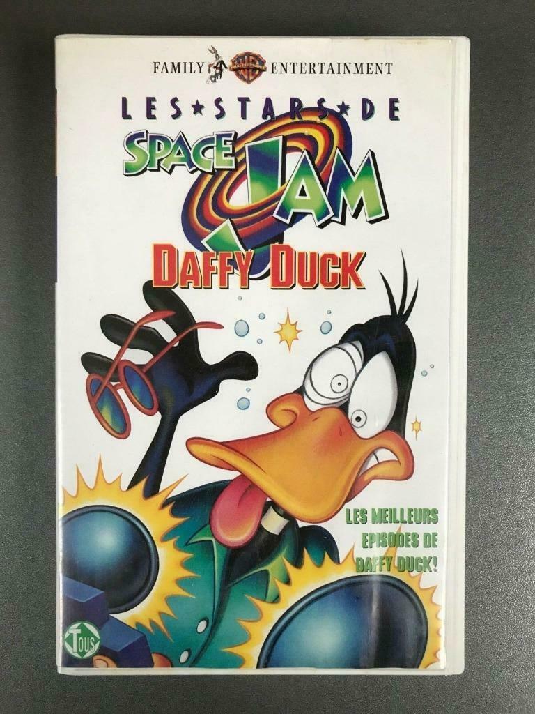 VHS Les stars de Space jam : Daffy Duck, CD & DVD, Enlèvement ou Envoi, Dessin animé, Tous les âges, Utilisé
