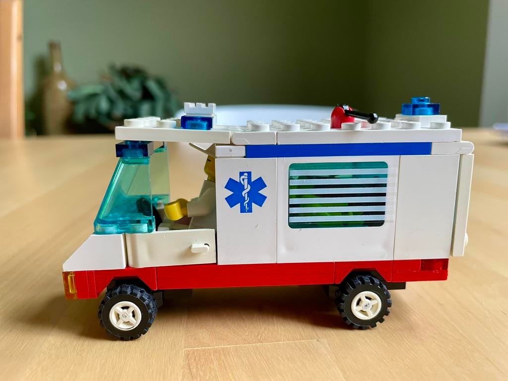 Lego System ziekenwagen, Ophalen of Verzenden, Zo goed als nieuw, Lego