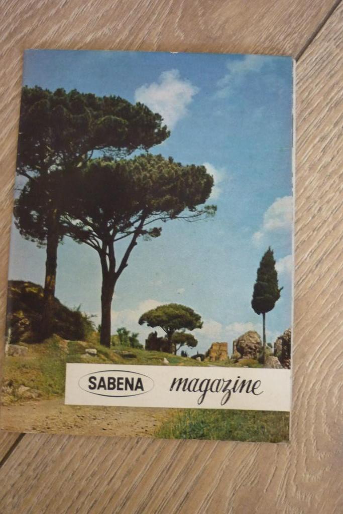 Sabena Magazine april 1954 n18 Italië, Ophalen of Verzenden, Zo goed als nieuw