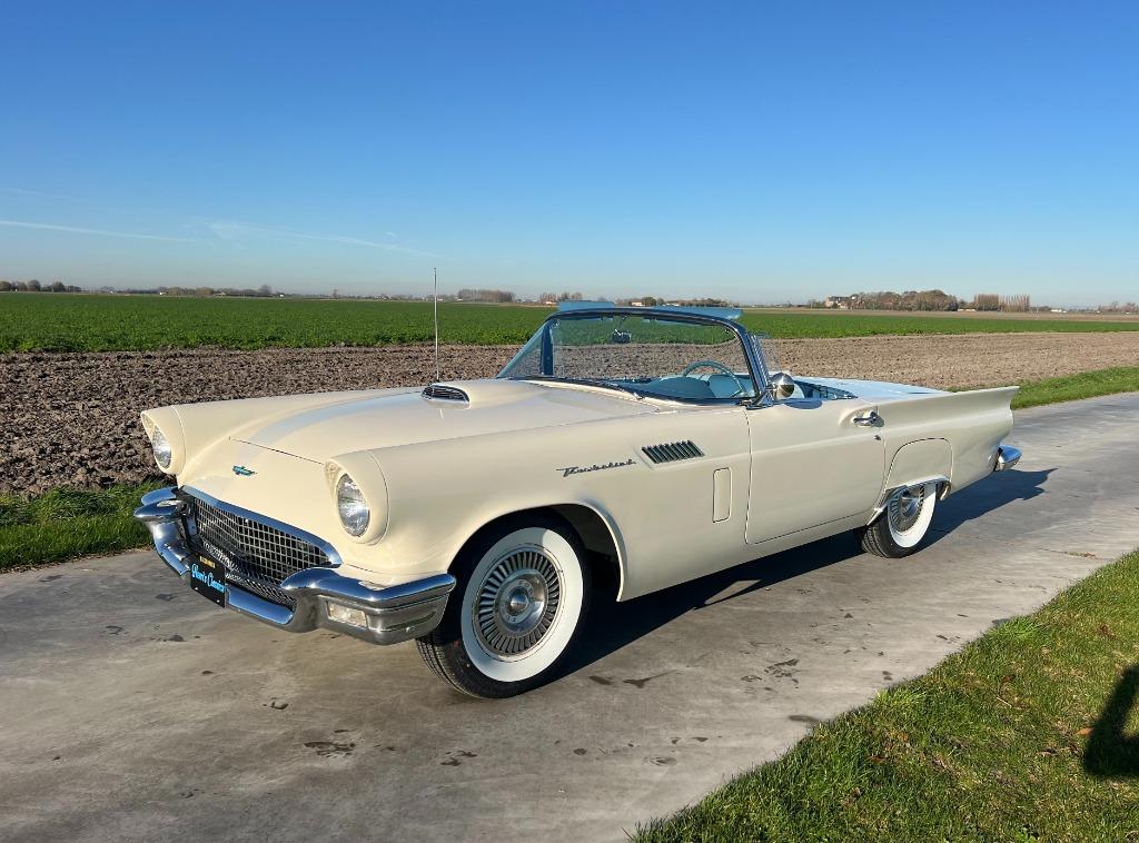 Ford Thunderbird 1957, Achat, Entreprise, Cabriolet, Bleu